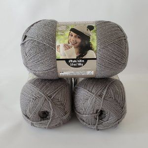 3 Loops & Threads Woolike in Charcoal